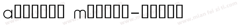 Amariya Medium字体转换